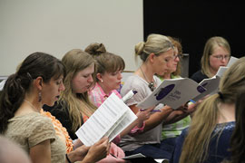 Class singing