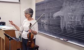 Cynthia teaching